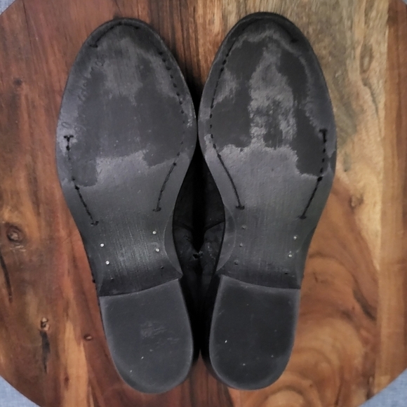 SAM EDELMAN Pretty Western Style Ankle Boot Snakeskin Design Black Women's 7 - Picture 7 of 10